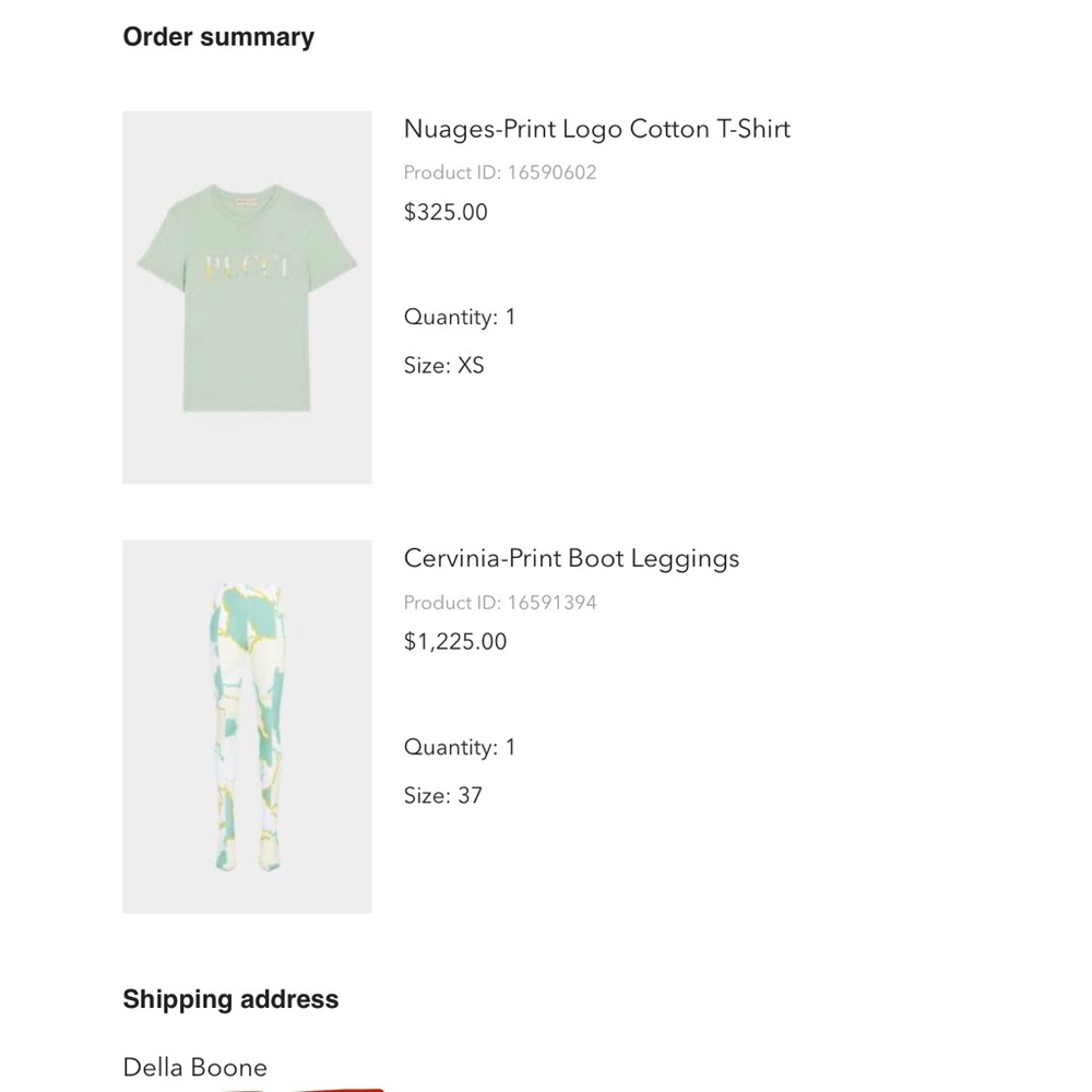 Emilio Pucci Boot Leggings With Matching T-Shirt … - image 3